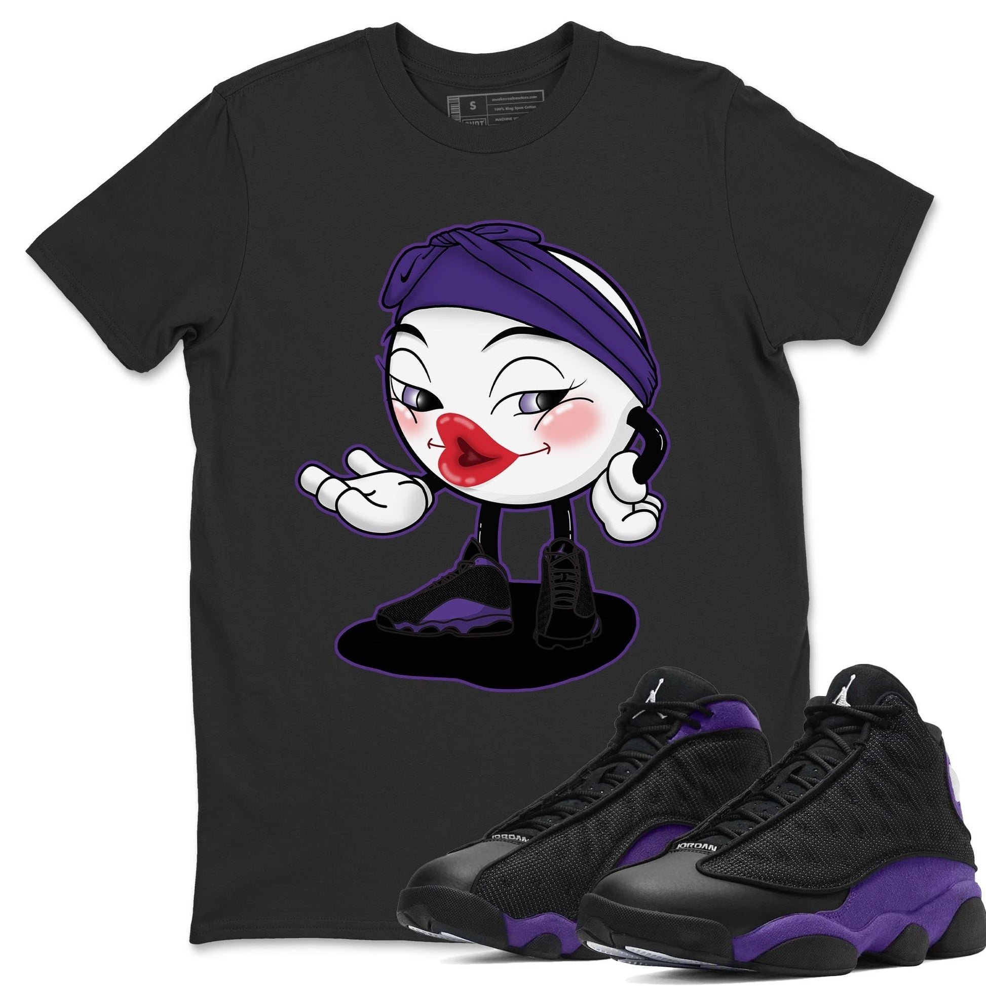 Jordan 13 Court Purple Sneaker Match Tees Sexy Emoji Sneaker Tees Jordan 13 Court Purple Sneaker Release Tees Unisex Shirts