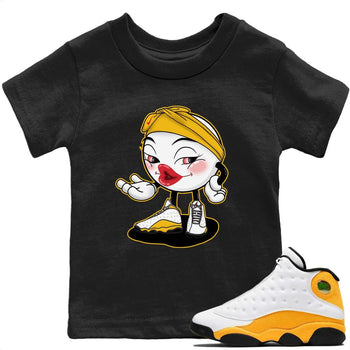 Jordan 13 Del Sol Sneaker Match Tees Sexy Emoji Sneaker Tees Jordan 13 Del Sol Sneaker Release Tees Kids Shirts