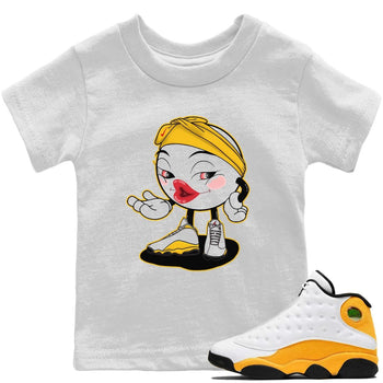 Jordan 13 Del Sol Sneaker Match Tees Sexy Emoji Sneaker Tees Jordan 13 Del Sol Sneaker Release Tees Kids Shirts
