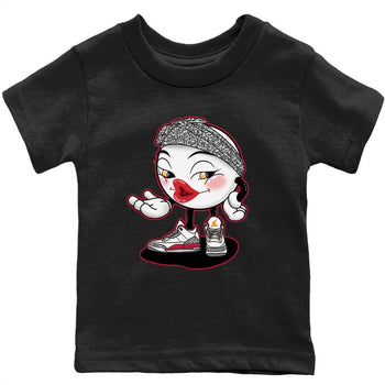 Jordan 3 Cardinal Sneaker Match Tees Sexy Emoji Sneaker Tees Jordan 3 Cardinal Sneaker Release Tees Kids Shirts