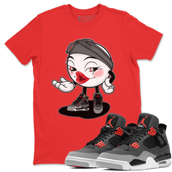 Jordan 4 Infrared Sneaker Match Tees Sexy Emoji Sneaker Tees Jordan 4 Infrared Sneaker Release Tees Unisex Shirts
