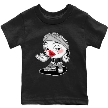 Jordan 4 Military Black Sneaker Match Tees Sexy Emoji Sneaker Tees Jordan 4 Military Black Sneaker Release Tees Kids Shirts