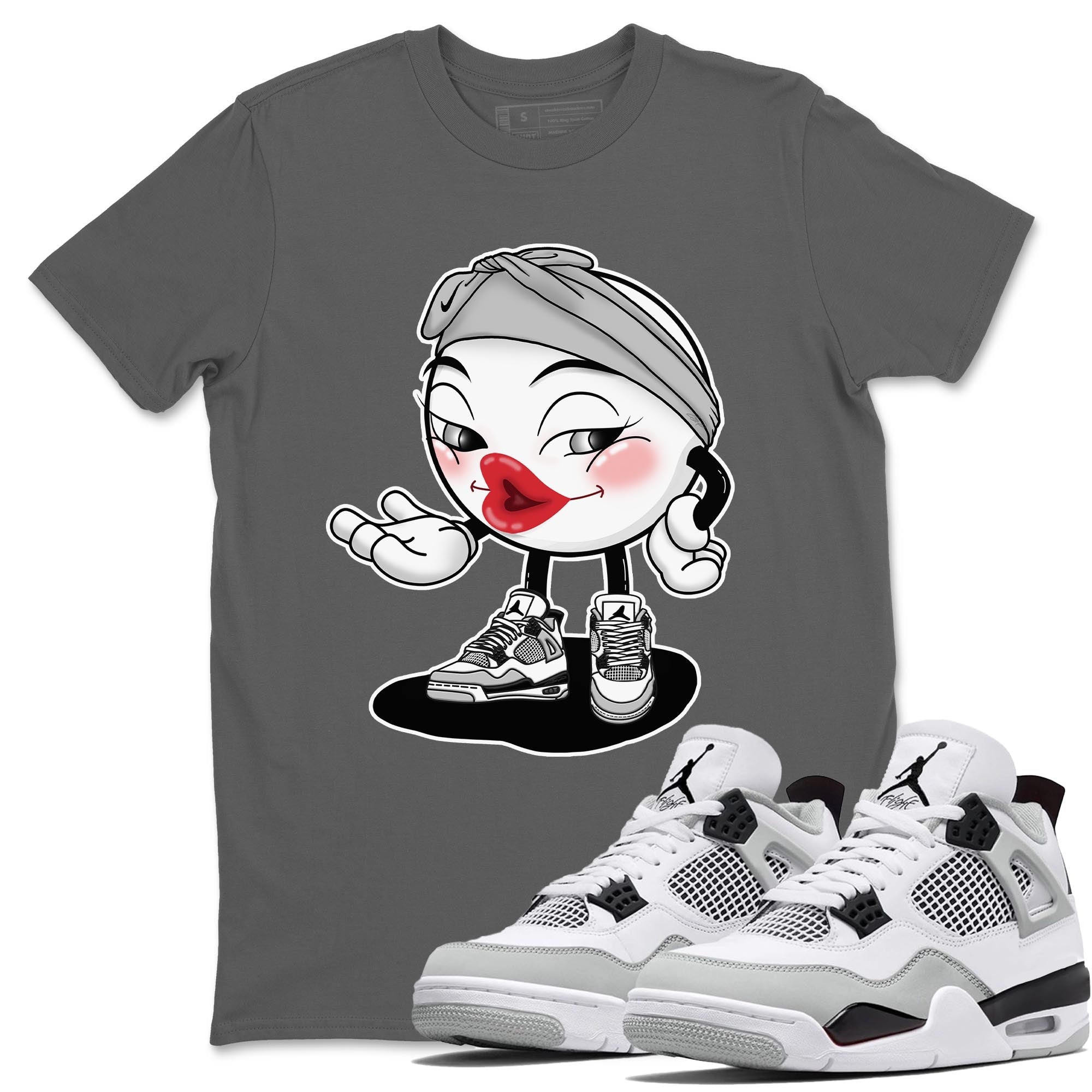 Jordan 4 Military Black Sneaker Match Tees Sexy Emoji Sneaker Tees Jordan 4 Military Black Sneaker Release Tees Unisex Shirts