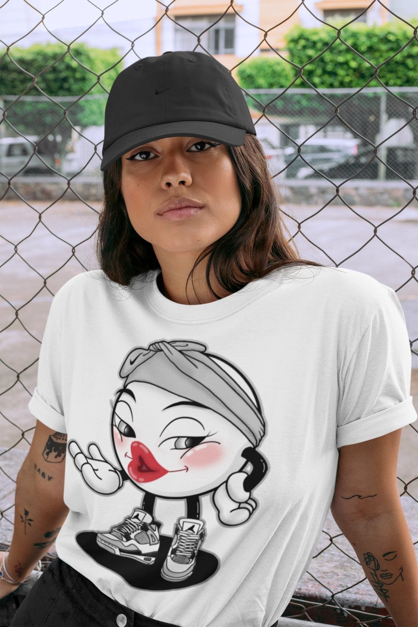 Jordan 4 Military Black Sneaker Match Tees Sexy Emoji Sneaker Tees Jordan 4 Military Black Sneaker Release Tees Unisex Shirts