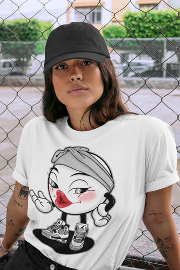 Jordan 4 Military Black Sneaker Match Tees Sexy Emoji Sneaker Tees Jordan 4 Military Black Sneaker Release Tees Unisex Shirts