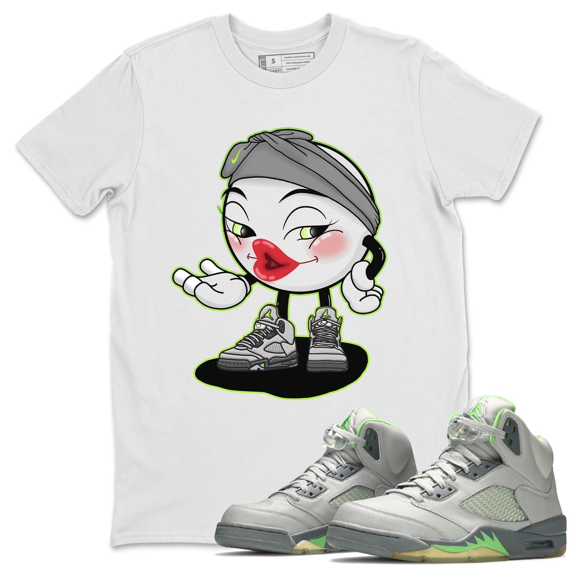 Jordan 5 Green Bean Sneaker Match Tees Sexy Emoji Sneaker Tees Jordan 5 Green Bean Sneaker Release Tees Unisex Shirts
