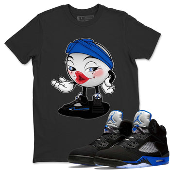 Jordan 5 Racer Blue Sneaker Match Tees Sexy Emoji Sneaker Tees Jordan 5 Racer Blue Sneaker Release Tees Unisex Shirts