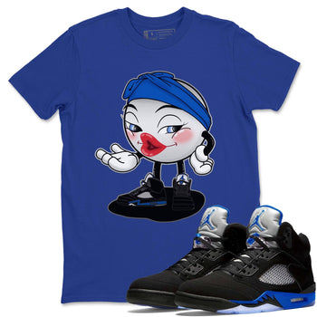 Jordan 5 Racer Blue Sneaker Match Tees Sexy Emoji Sneaker Tees Jordan 5 Racer Blue Sneaker Release Tees Unisex Shirts
