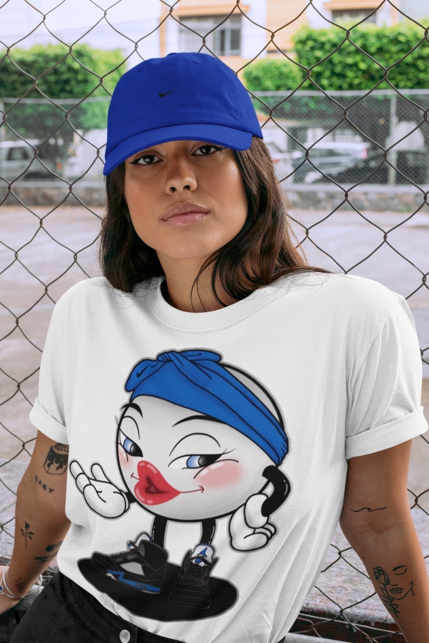 Jordan 5 Racer Blue Sneaker Match Tees Sexy Emoji Sneaker Tees Jordan 5 Racer Blue Sneaker Release Tees Unisex Shirts
