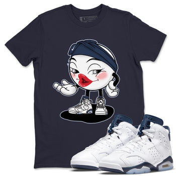Jordan 6 Midnight Navy Sneaker Match Tees Sexy Emoji Sneaker Tees Jordan 6 Midnight Navy Sneaker Release Tees Unisex Shirts