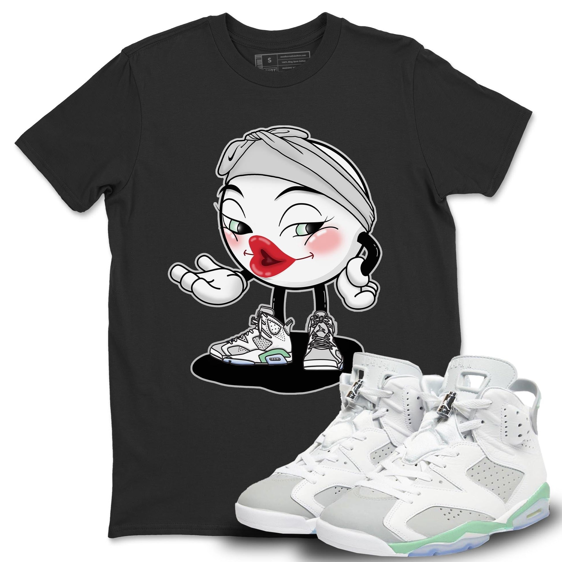 Jordan 6 Mint Foam Sneaker Match Tees Sexy Emoji Sneaker Tees Jordan 6 Mint Foam Sneaker Release Tees Unisex Shirts
