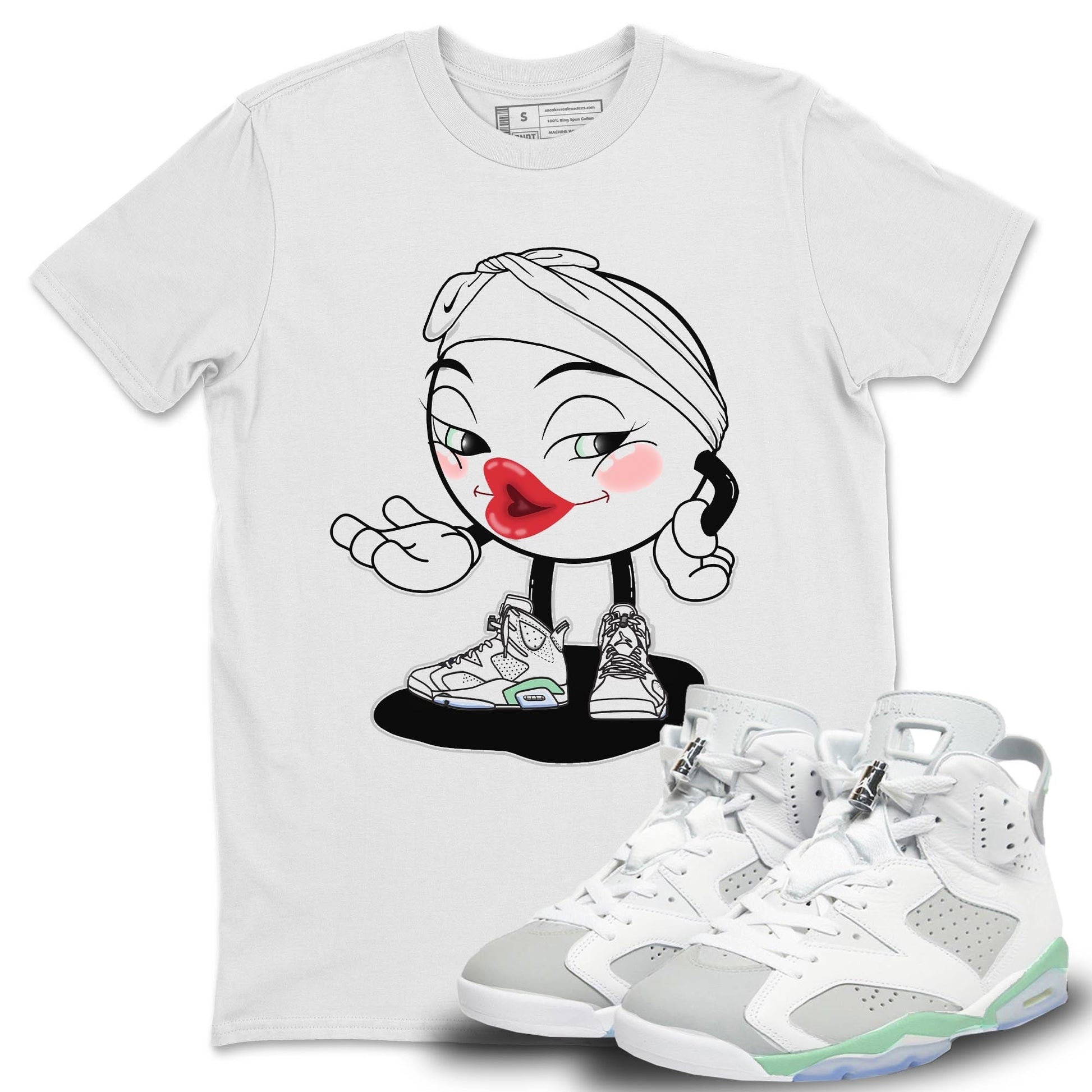 Jordan 6 Mint Foam Sneaker Match Tees Sexy Emoji Sneaker Tees Jordan 6 Mint Foam Sneaker Release Tees Unisex Shirts