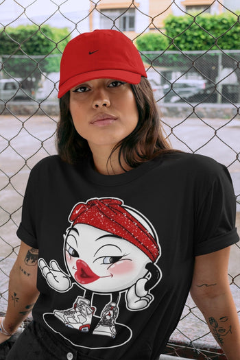Jordan 6 Red Velvet Cookies Sneaker Match Tees Sexy Emoji Sneaker Tees Jordan 6 Red Velvet Cookies Sneaker Release Tees Unisex Shirts