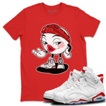 Jordan 6 Red Velvet Cookies Sneaker Match Tees Sexy Emoji Sneaker Tees Jordan 6 Red Velvet Cookies Sneaker Release Tees Unisex Shirts