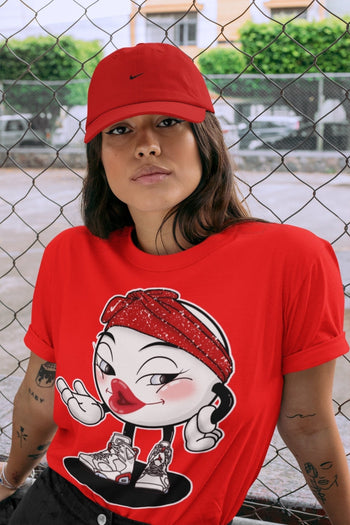 Jordan 6 Red Velvet Cookies Sneaker Match Tees Sexy Emoji Sneaker Tees Jordan 6 Red Velvet Cookies Sneaker Release Tees Unisex Shirts