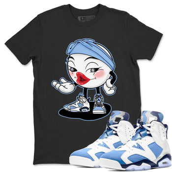 Jordan 6 UNC Sneaker Match Tees Sexy Emoji Sneaker Tees Jordan 6 UNC Sneaker Release Tees Unisex Shirts