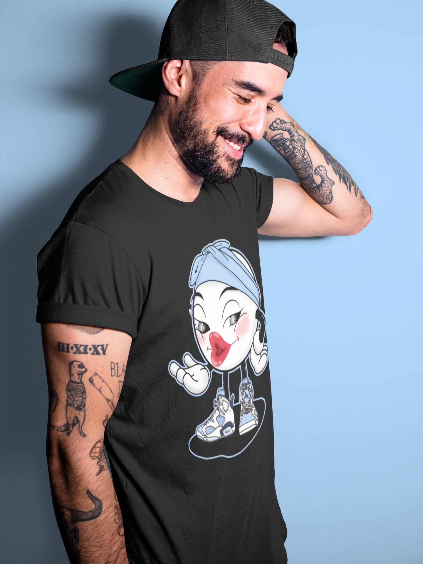Jordan 6 UNC Sneaker Match Tees Sexy Emoji Sneaker Tees Jordan 6 UNC Sneaker Release Tees Unisex Shirts