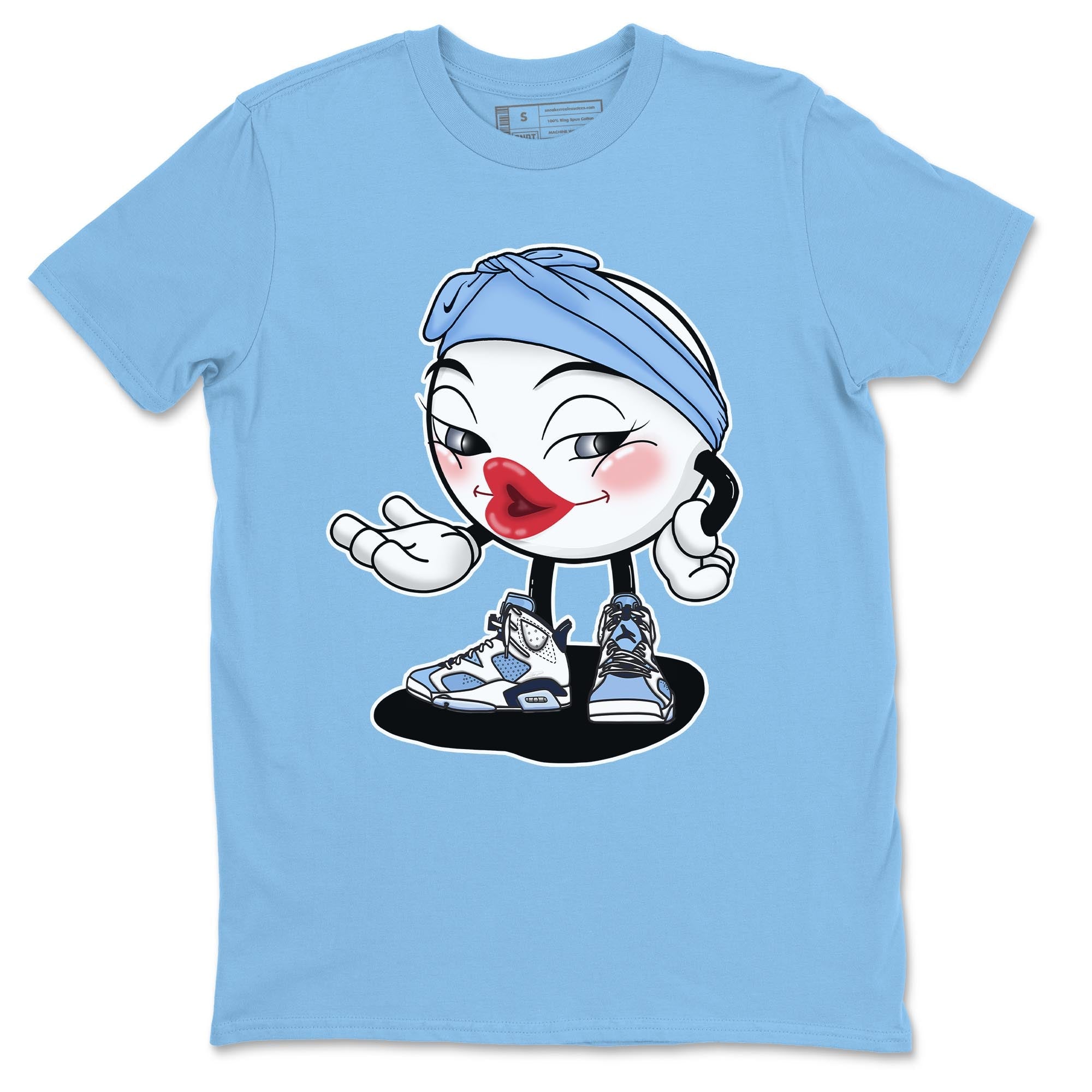 Jordan 6 UNC Sneaker Match Tees Sexy Emoji Sneaker Tees Jordan 6 UNC Sneaker Release Tees Unisex Shirts