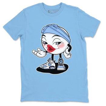 Jordan 6 UNC Sneaker Match Tees Sexy Emoji Sneaker Tees Jordan 6 UNC Sneaker Release Tees Unisex Shirts