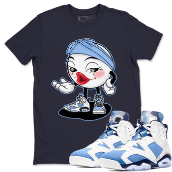 Jordan 6 UNC Sneaker Match Tees Sexy Emoji Sneaker Tees Jordan 6 UNC Sneaker Release Tees Unisex Shirts