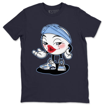 Jordan 6 UNC Sneaker Match Tees Sexy Emoji Sneaker Tees Jordan 6 UNC Sneaker Release Tees Unisex Shirts