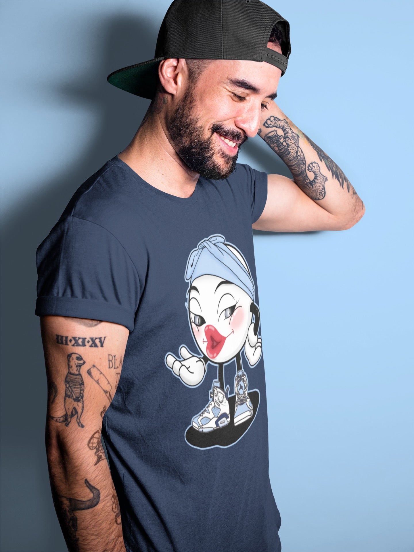 Jordan 6 UNC Sneaker Match Tees Sexy Emoji Sneaker Tees Jordan 6 UNC Sneaker Release Tees Unisex Shirts