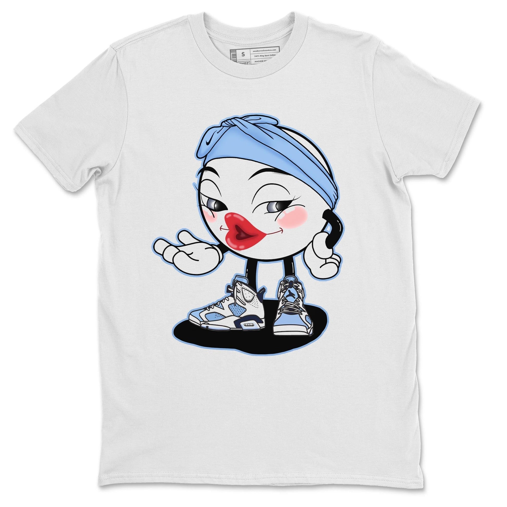 Jordan 6 UNC Sneaker Match Tees Sexy Emoji Sneaker Tees Jordan 6 UNC Sneaker Release Tees Unisex Shirts