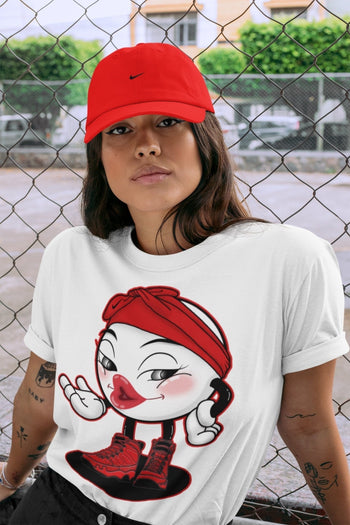 Jordan 9 Chile Red Sneaker Match Tees Sexy Emoji Sneaker Tees Jordan 9 Chile Red Sneaker Release Tees Unisex Shirts