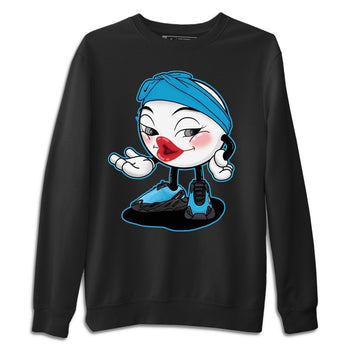 Yeezy 700 Bright Cyan Sneaker Match Tees Sexy Emoji Sneaker Tees Yeezy 700 Bright Cyan Sneaker Release Tees Unisex Shirts