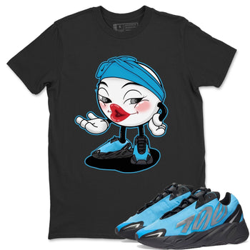 Yeezy 700 Bright Cyan Sneaker Match Tees Sexy Emoji Sneaker Tees Yeezy 700 Bright Cyan Sneaker Release Tees Unisex Shirts
