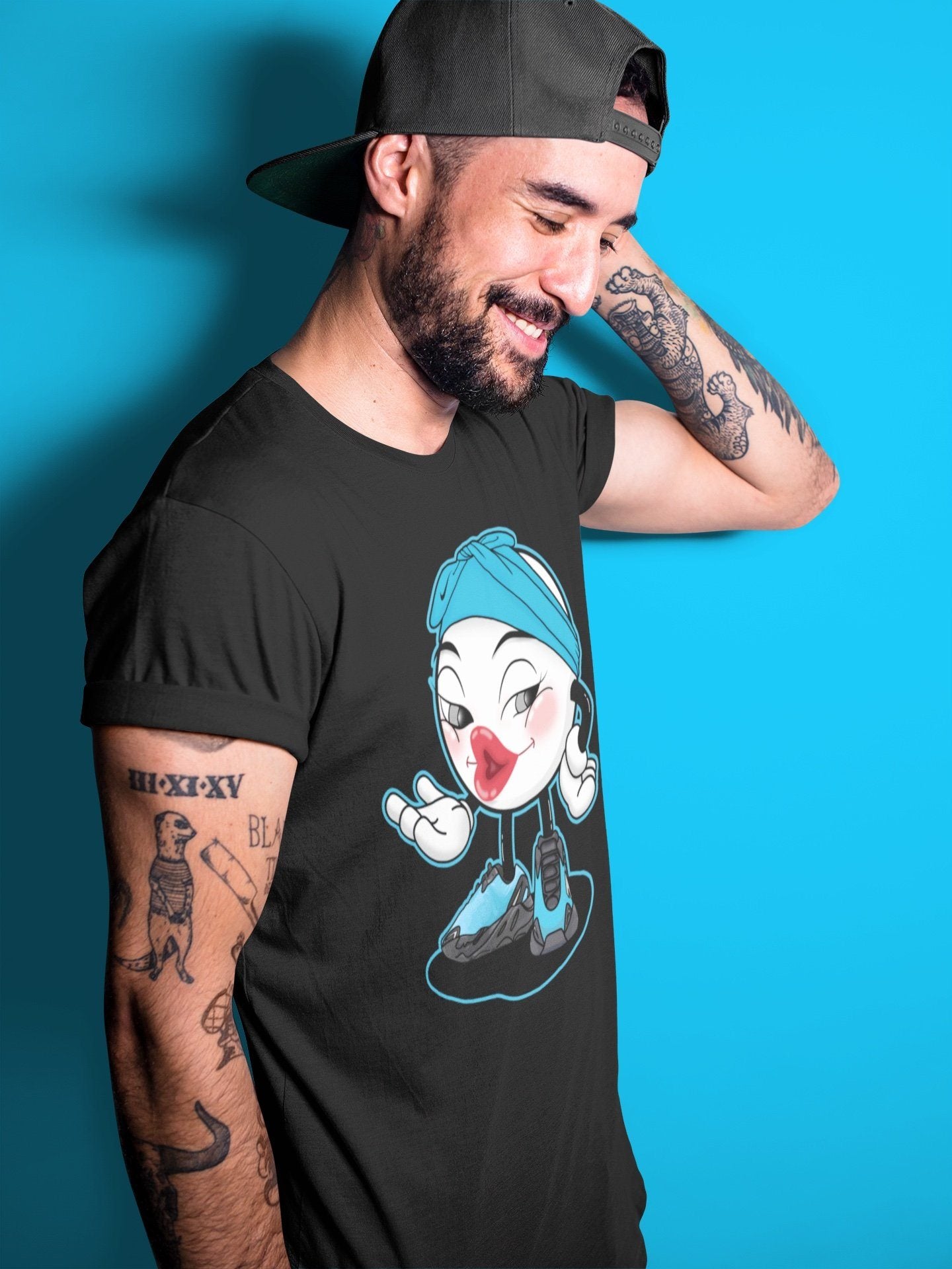 Yeezy 700 Bright Cyan Sneaker Match Tees Sexy Emoji Sneaker Tees Yeezy 700 Bright Cyan Sneaker Release Tees Unisex Shirts