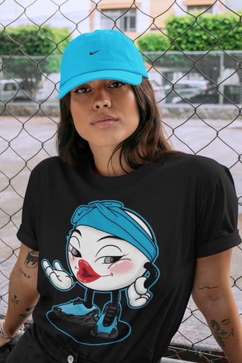 Yeezy 700 Bright Cyan Sneaker Match Tees Sexy Emoji Sneaker Tees Yeezy 700 Bright Cyan Sneaker Release Tees Unisex Shirts