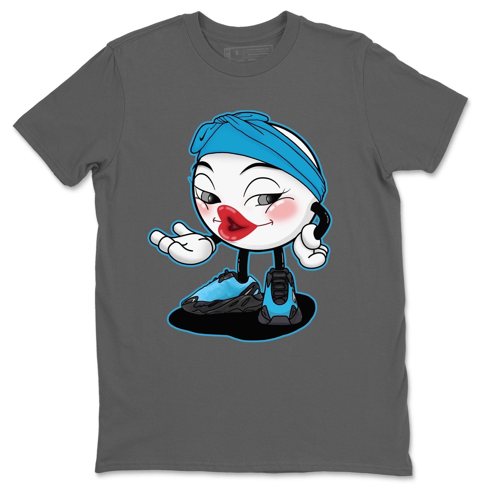 Yeezy 700 Bright Cyan Sneaker Match Tees Sexy Emoji Sneaker Tees Yeezy 700 Bright Cyan Sneaker Release Tees Unisex Shirts