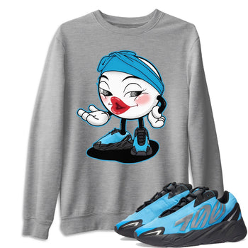 Yeezy 700 Bright Cyan Sneaker Match Tees Sexy Emoji Sneaker Tees Yeezy 700 Bright Cyan Sneaker Release Tees Unisex Shirts