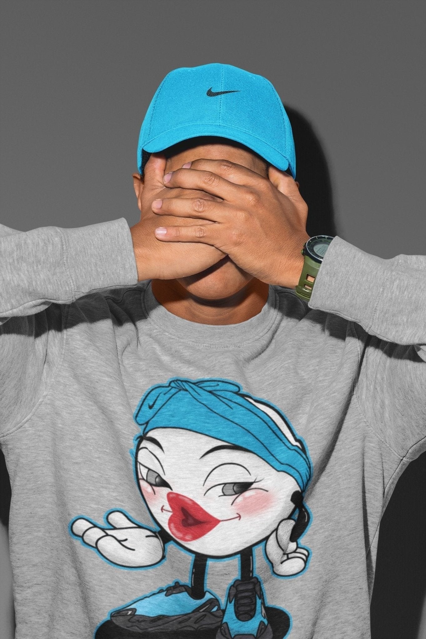 Yeezy 700 Bright Cyan Sneaker Match Tees Sexy Emoji Sneaker Tees Yeezy 700 Bright Cyan Sneaker Release Tees Unisex Shirts