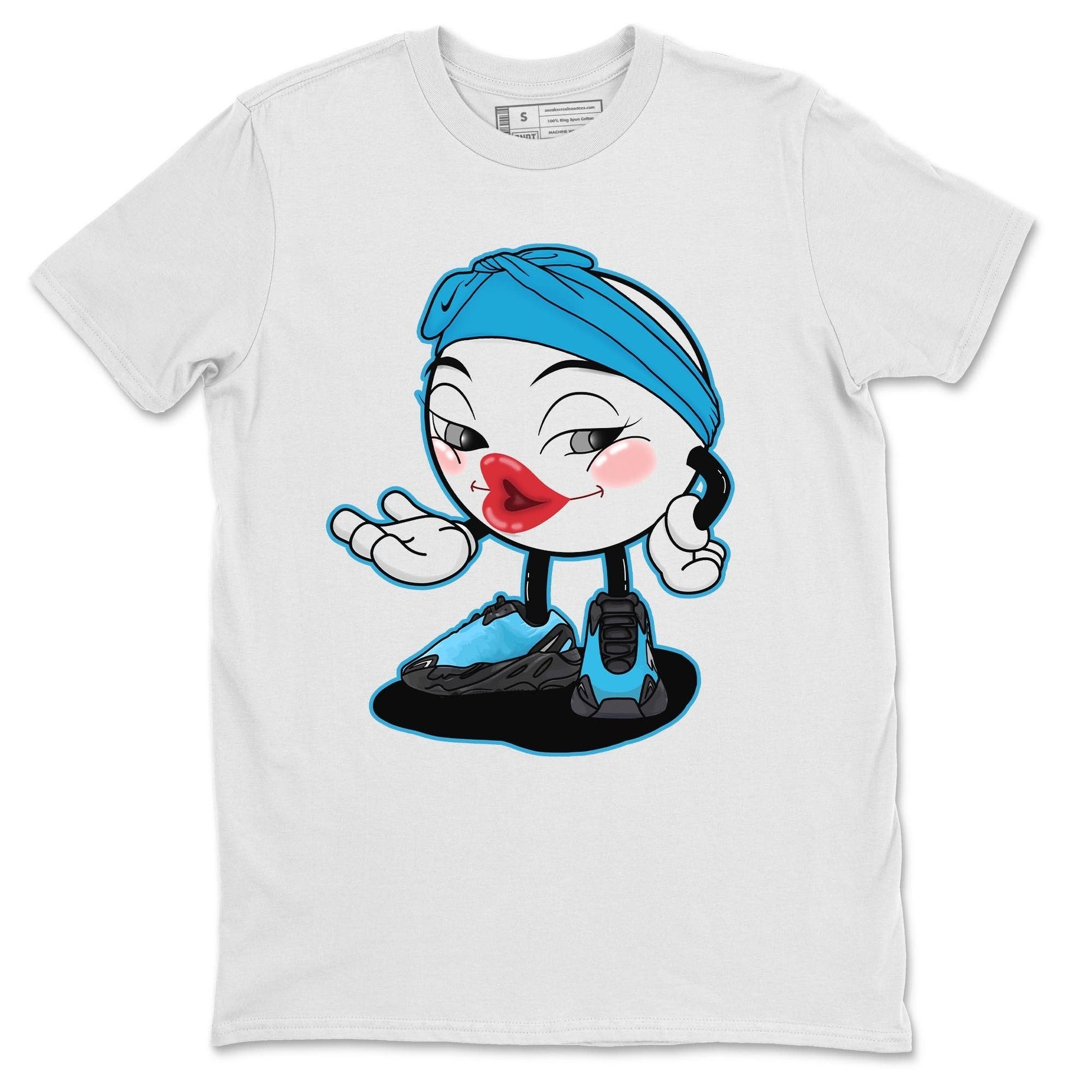 Yeezy 700 Bright Cyan Sneaker Match Tees Sexy Emoji Sneaker Tees Yeezy 700 Bright Cyan Sneaker Release Tees Unisex Shirts