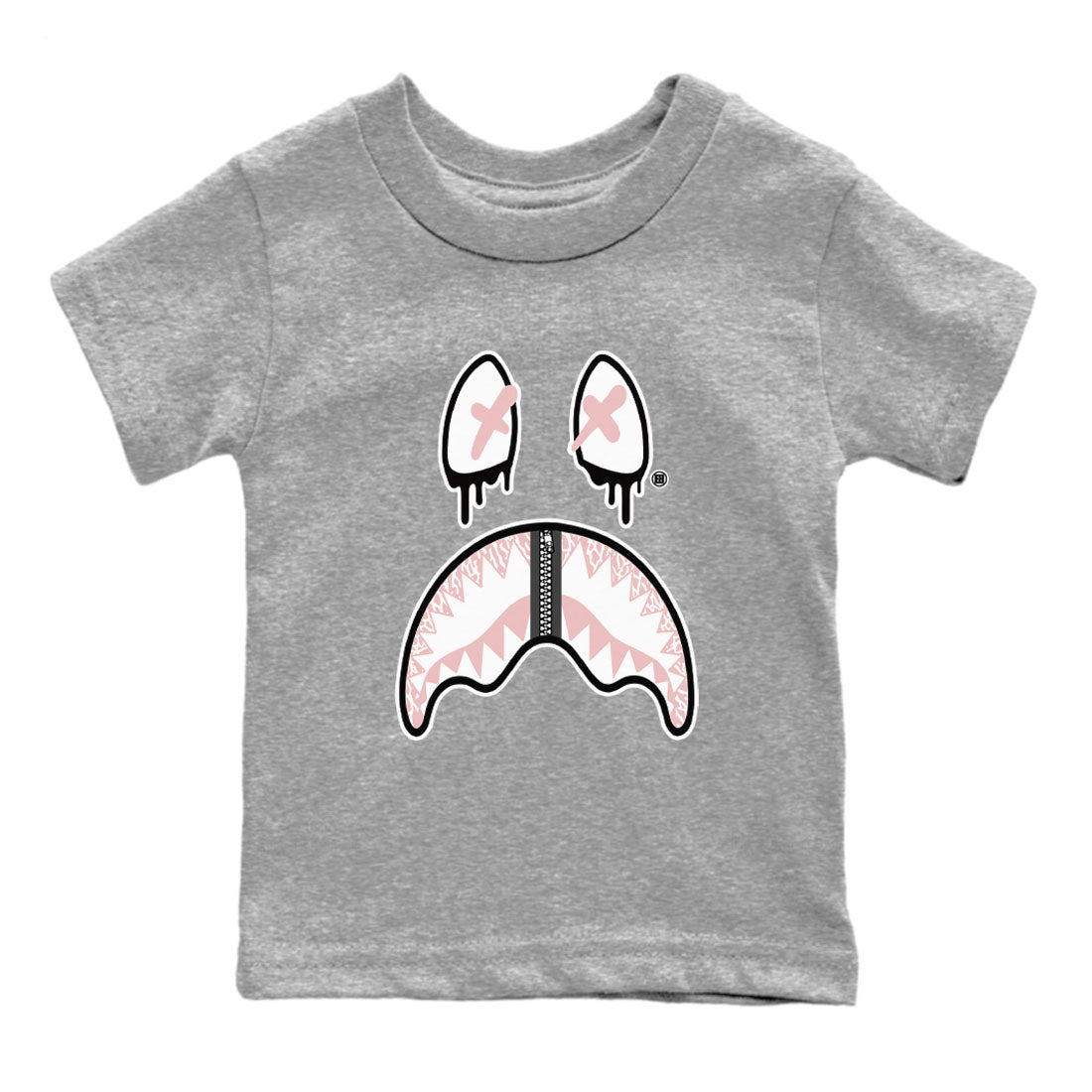 Air Jordan 3 GS Vintage Floral shirt to match jordans Shark Face sneaker tees 3s Vintage Floral SNRT sneaker release tees baby toddler Heather Grey 2 cotton Shirt