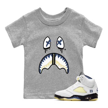 Air Jordan 5 A Ma Maniere x Dawn shirt to match jordans Shark Face sneaker tees Air Jordan 5 A Ma Maniere x Photon Dust SNRT Sneaker Tees Sneaker Matching Shirt Baby Toddler Heather Grey 1 T-Shirt