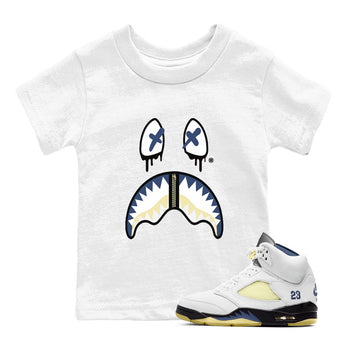 Air Jordan 5 A Ma Maniere x Dawn shirt to match jordans Shark Face sneaker tees Air Jordan 5 A Ma Maniere x Photon Dust SNRT Sneaker Tees Sneaker Matching Shirt Baby Toddler White 1 T-Shirt