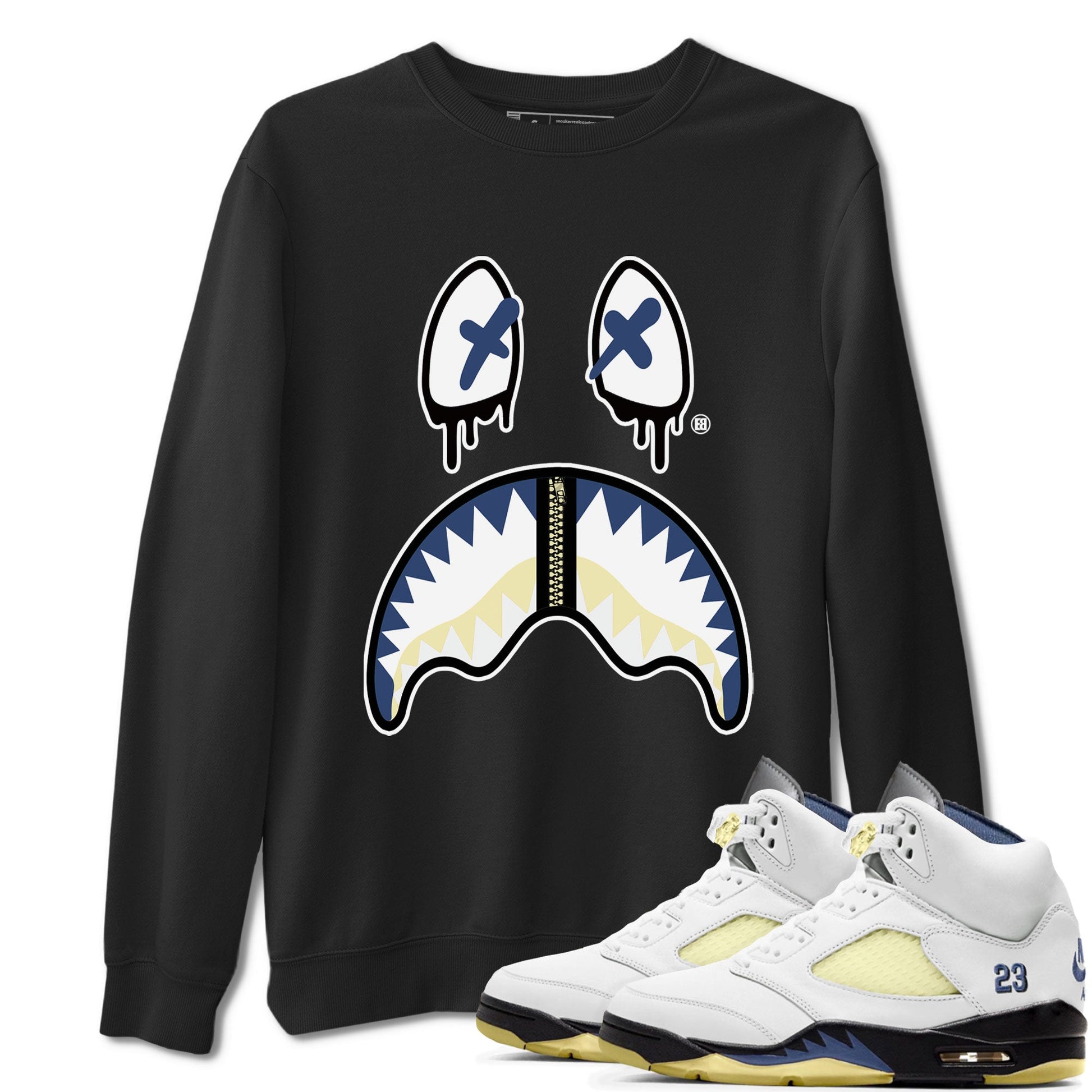 Air Jordan 5 A Ma Maniere x Dawn shirt to match jordans Shark Face sneaker tees Air Jordan 5 A Ma Maniere x Photon Dust SNRT Sneaker Tees Sneaker Matching Shirt Unisex Black 1 T-Shirt