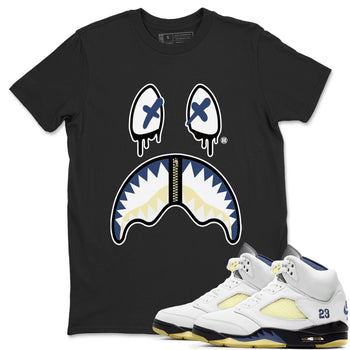 Air Jordan 5 A Ma Maniere x Dawn shirt to match jordans Shark Face sneaker tees Air Jordan 5 A Ma Maniere x Photon Dust SNRT Sneaker Tees Sneaker Matching Shirt Unisex Black 1 T-Shirt
