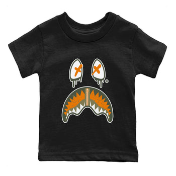 Air Jordan 5 Retro Olive shirt to match jordans Shark Face sneaker tees Air Jordan 5 Olive SNRT Sneaker Tees Sneaker Matching Cotton Shirt baby toddler Black 2 cotton Shirt