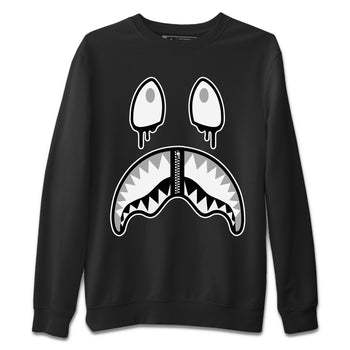 Jordan 4 Military Black Sneaker Match Tees Shark Face Sneaker Tees Jordan 4 Military Black Sneaker Release Tees Unisex Shirts