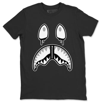 Jordan 4 Military Black Sneaker Match Tees Shark Face Sneaker Tees Jordan 4 Military Black Sneaker Release Tees Unisex Shirts