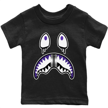 Jordan 5 Concord Sneaker Match Tees Shark Face Sneaker Tees Jordan 5 Concord Sneaker Release Tees Kids Shirts