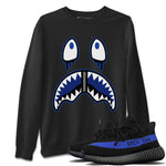 Yeezy 350 Dazzling Blue Sneaker Match Tees Shark Face Sneaker Tees Yeezy 350 Dazzling Blue Sneaker Release Tees Unisex Shirts