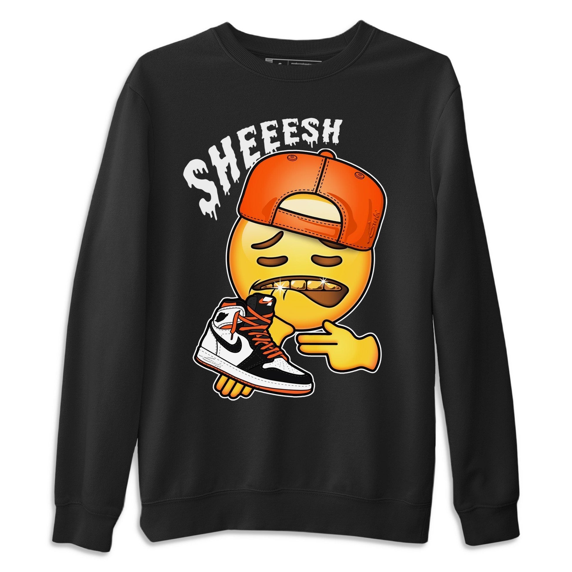 Jordan 1 Electro Orange Sneaker Match Tees Sheesh Sneaker Tees Jordan 1 Electro Orange Sneaker Release Tees Unisex Shirts