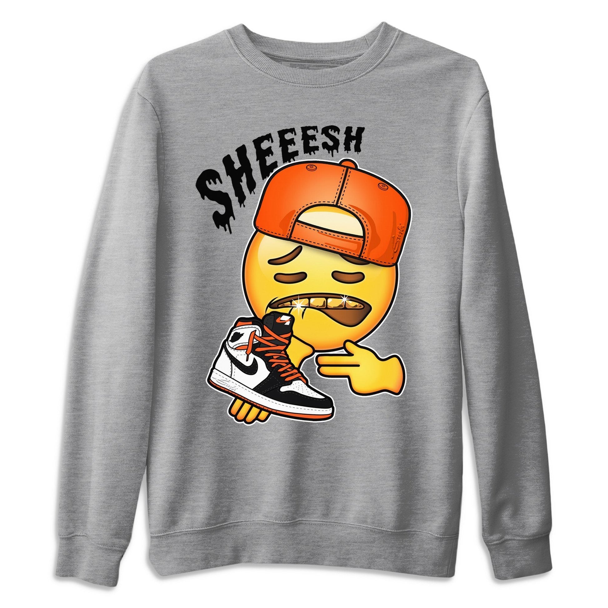 Jordan 1 Electro Orange Sneaker Match Tees Sheesh Sneaker Tees Jordan 1 Electro Orange Sneaker Release Tees Unisex Shirts
