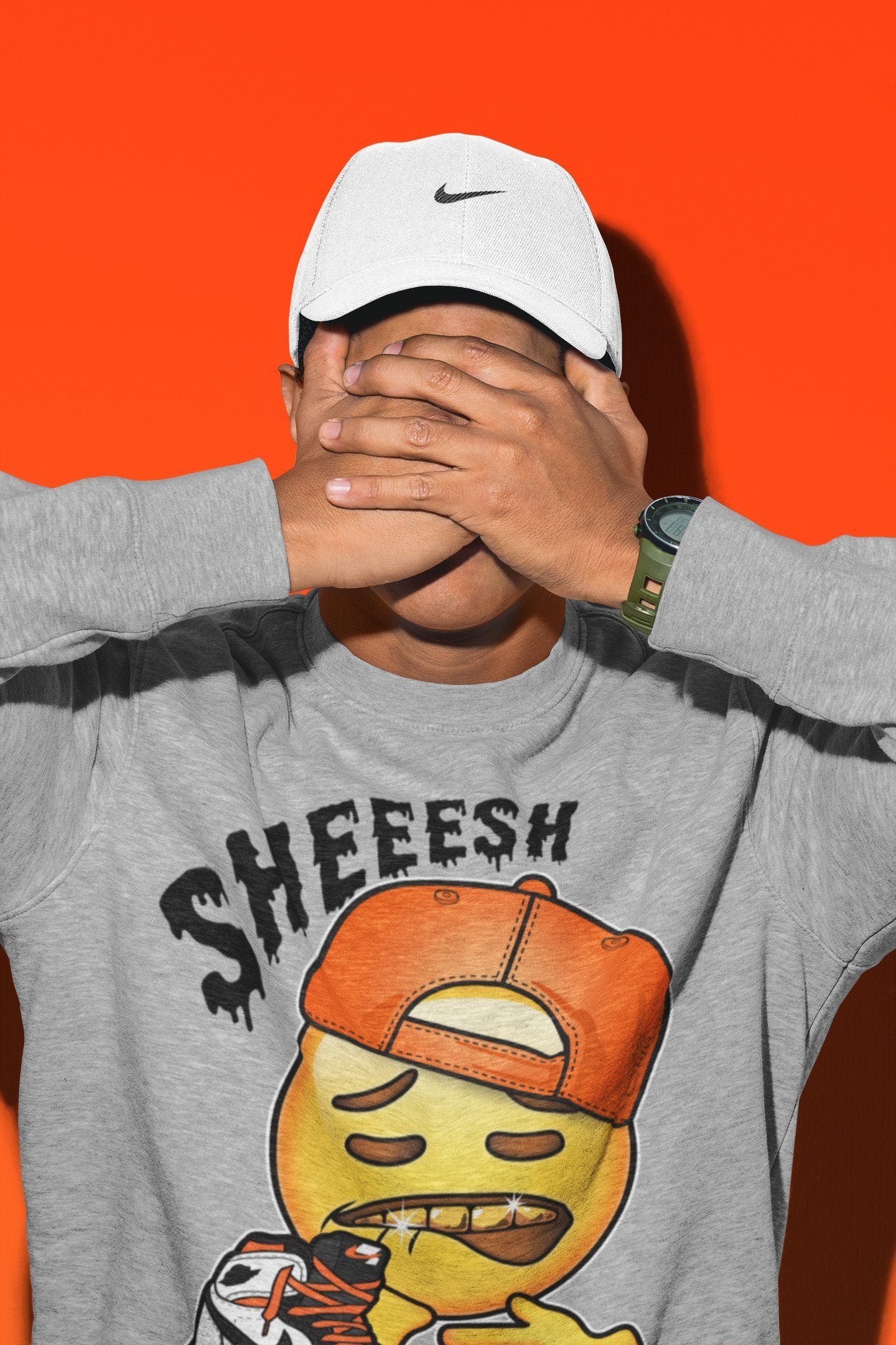 Jordan 1 Electro Orange Sneaker Match Tees Sheesh Sneaker Tees Jordan 1 Electro Orange Sneaker Release Tees Unisex Shirts