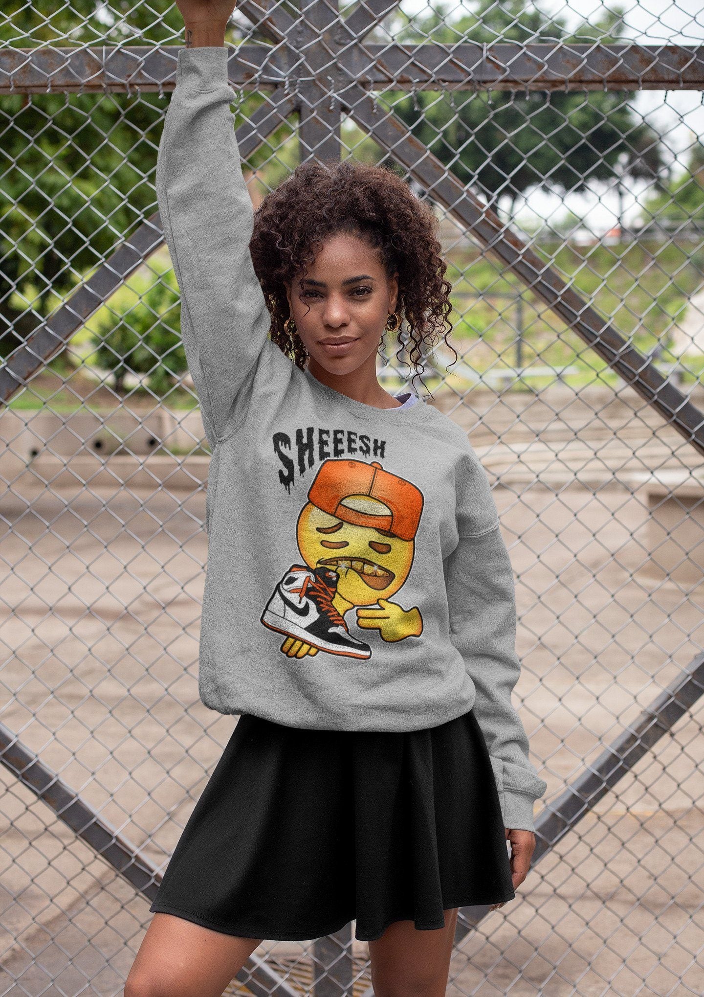 Jordan 1 Electro Orange Sneaker Match Tees Sheesh Sneaker Tees Jordan 1 Electro Orange Sneaker Release Tees Unisex Shirts